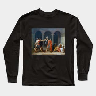 The Oath of the Horatii - Jacques-Louis David Long Sleeve T-Shirt